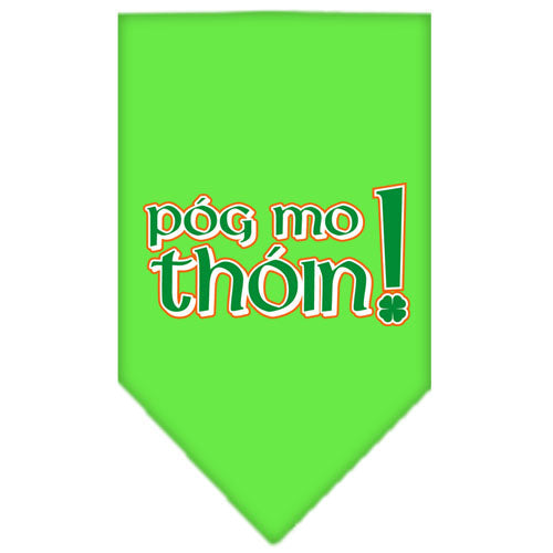Pet and Dog Bandana Screen Printed, "Pog Mo Thoin"