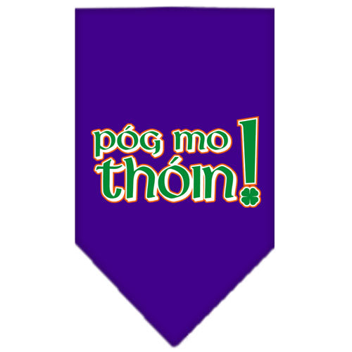 Pet and Dog Bandana Screen Printed, "Pog Mo Thoin"