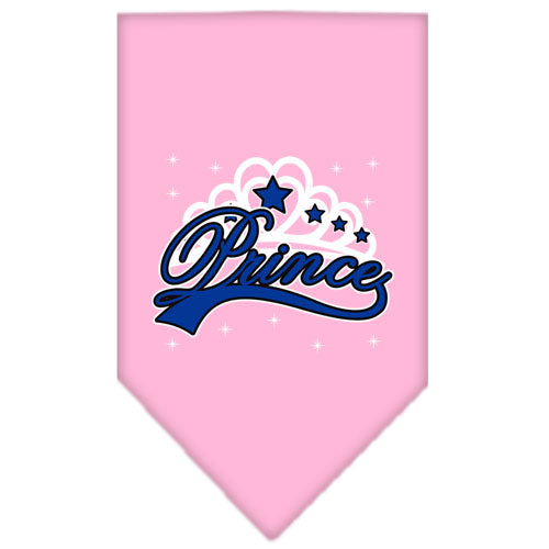 Pet and Dog Bandana Screen Printed, "I'm A Prince"
