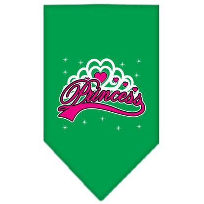 Pet and Dog Bandana Screen Printed, "I'm A Princess"