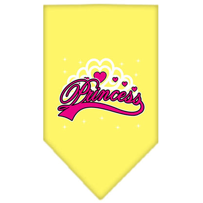 Pet and Dog Bandana Screen Printed, "I'm A Princess"