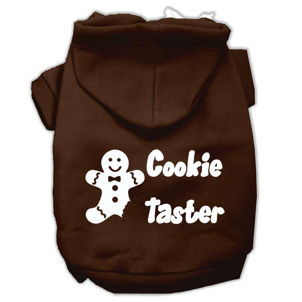 Christmas Pet Hoodie Screen Printed, "Cookie Taster"