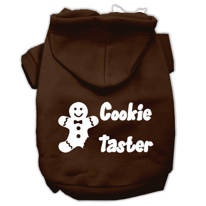 Christmas Pet Hoodie Screen Printed, "Cookie Taster"