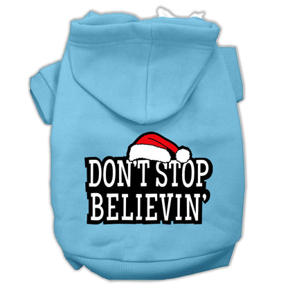 Christmas Pet Hoodie, "Don't Stop Believin"