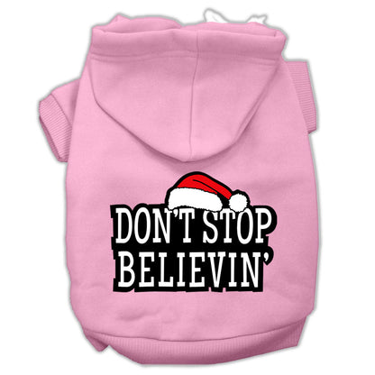 Christmas Pet Hoodie, "Don't Stop Believin"