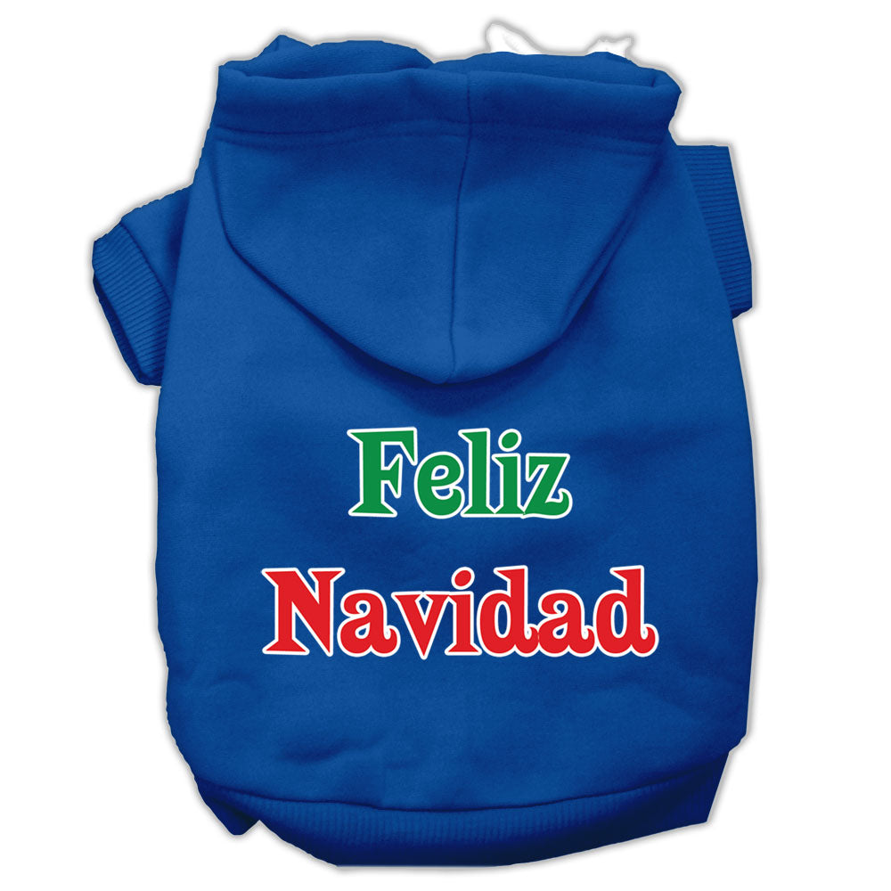 Christmas Pet Hoodie "Feliz Navidad"