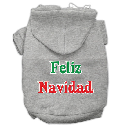 Christmas Pet Hoodie "Feliz Navidad"