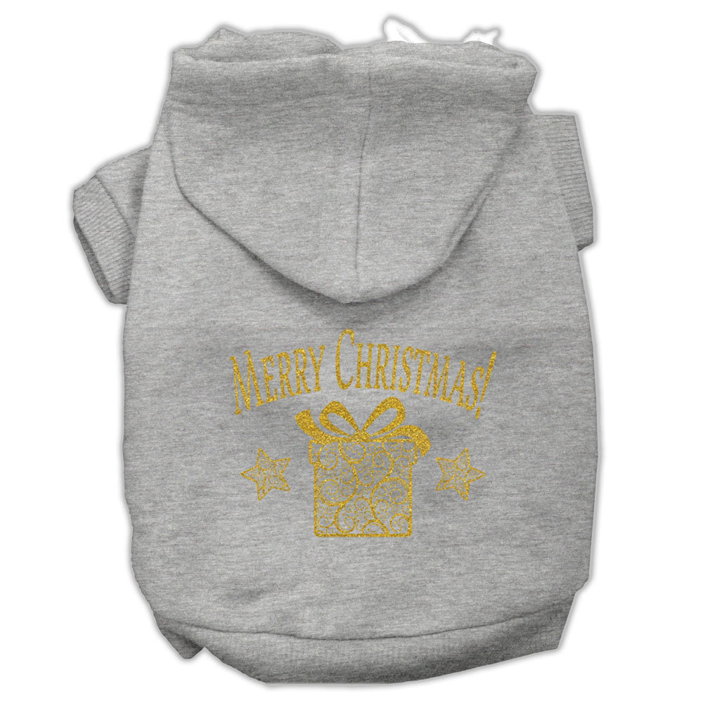 Christmas Pet Hoodie, "Golden Christmas Present"