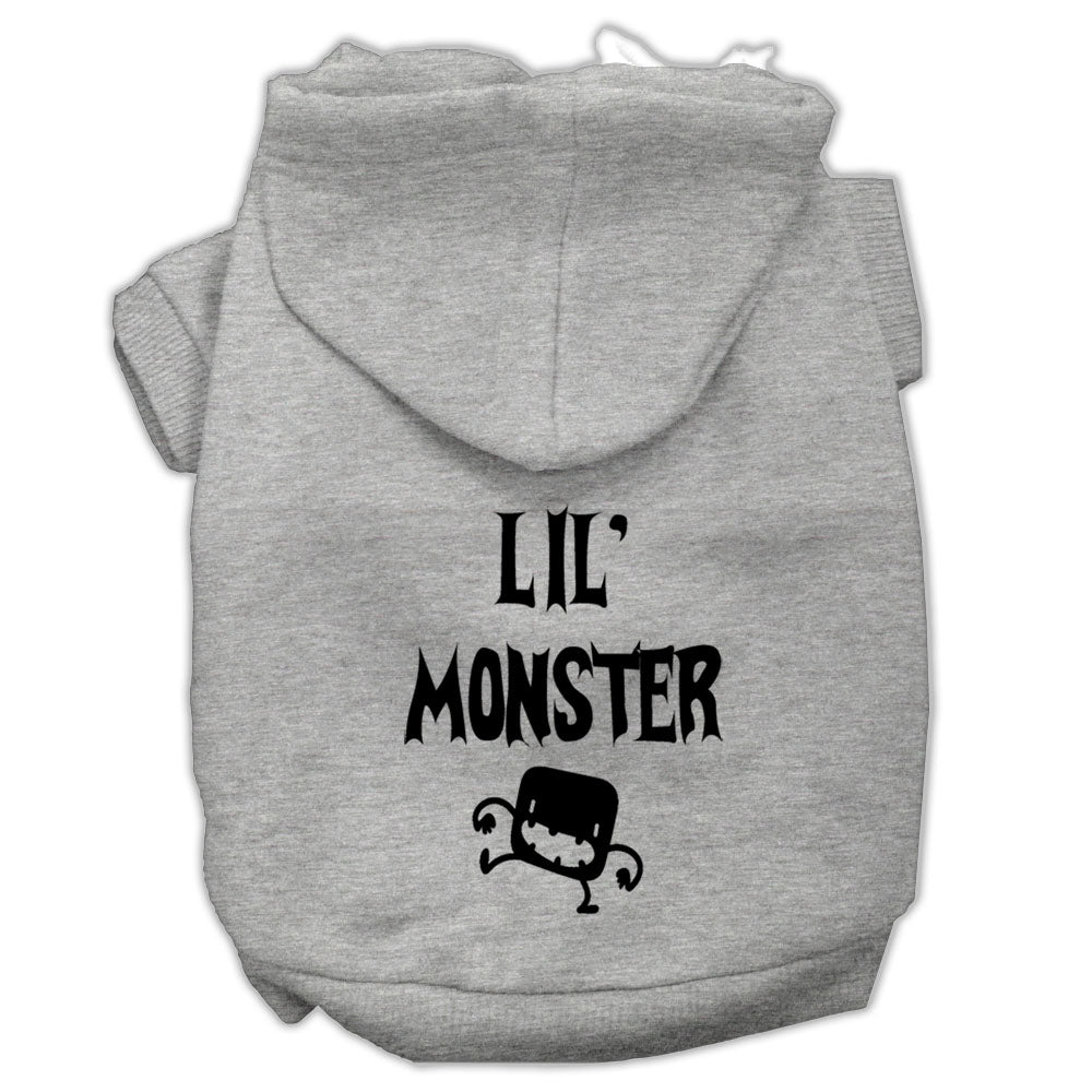 Halloween Pet Hoodie Screen Printed, "Lil Monster"