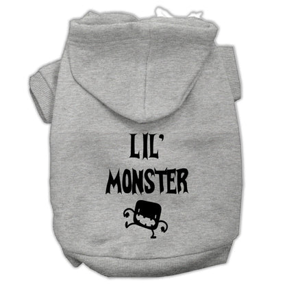 Halloween Pet Hoodie Screen Printed, "Lil Monster"