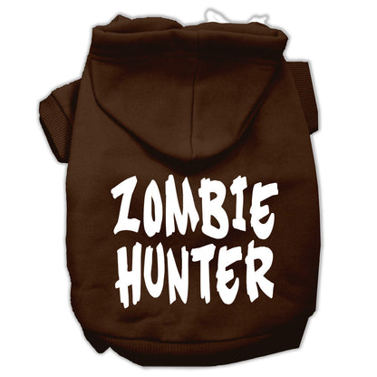 Halloween Pet Hoodie Screen Printed, "Zombie Hunter"