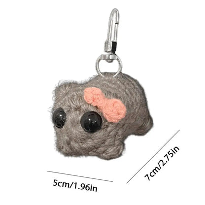 Sad Hamster Meme Keychain