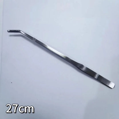 27 38 48Cm Aquarium Plant Tweezers Multifuctional Stainless Steel Elbow Tweezers Fish Tank Aquascape Tools Aquarium Feeding Tong 1