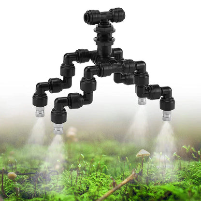 360 Adjustable Reptile Misting Nozzle High Pressure Fogger For Terrariums Greenhouses And Rainforest Enclosures