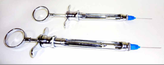 Aspirating Syringe ‘C’ Type (English & Metric Hubs)