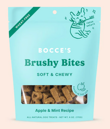 Bocces Soft and Chewy Brushy Bites Dog Treats (6oz)