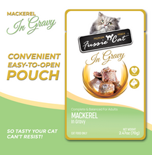 Fussie Cat Pouch - Mackerel in Gravy (2.47oz)