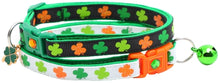Colorful Shamrocks Breakaway Cat Collar