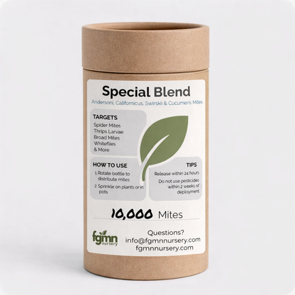 Special Blend Predatory Mite Mix Treatment Bottles