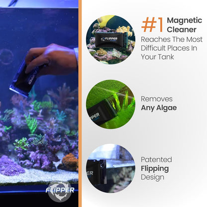 Flipper Float 2 In 1 Magnetic Aquarium Algae Cleaner Standard