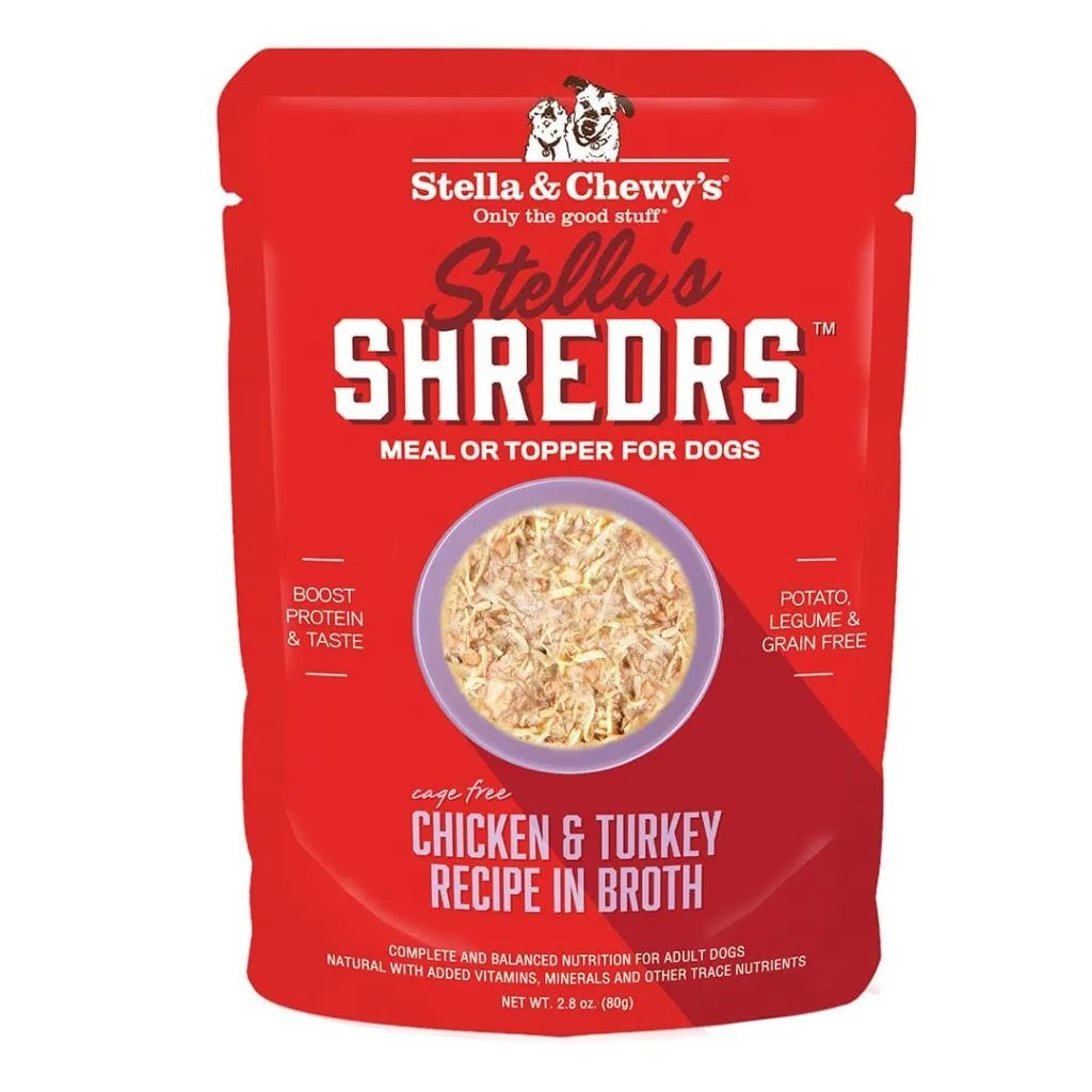 Stella & Chewy's Shredrs Chicken & Turkey Dog Food (2.8oz)