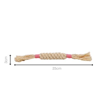 Rainbow Candy Macrame Rope Pet Toy