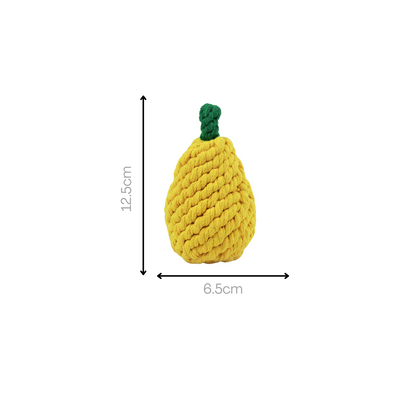 Handmade Pear Rope Toy