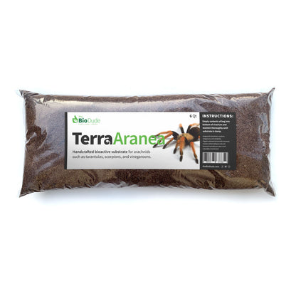 The Bio Dude - Terra Aranea Substrate for Tarantulas 6 qt - The Ultimate Invert Bioactive Substrate - DS