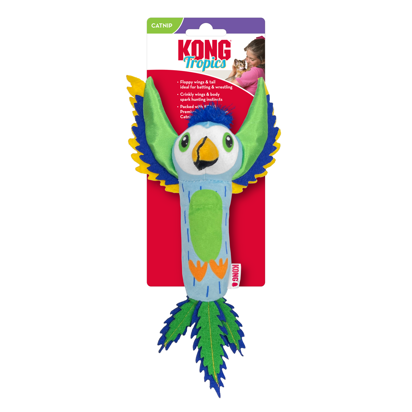 Kong Cat Tropics Bird Assorted