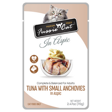 Fussie Cat Pouch - Tuna with Small Anchovies in Aspic (2.47oz)
