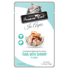 Fussie Cat Pouch - Tuna with Shrimp in Aspic (2.47oz)