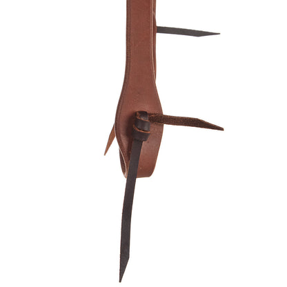 WD-SLEHO-18 Heavy Oil Harness Leather Double Flower Buckle Slit Ear Headstall