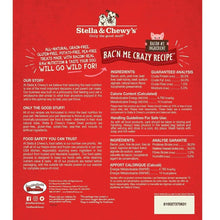 Stella & Chewy’s Freeze Dried Wild Weenies Bacon Dog Treats (11oz)