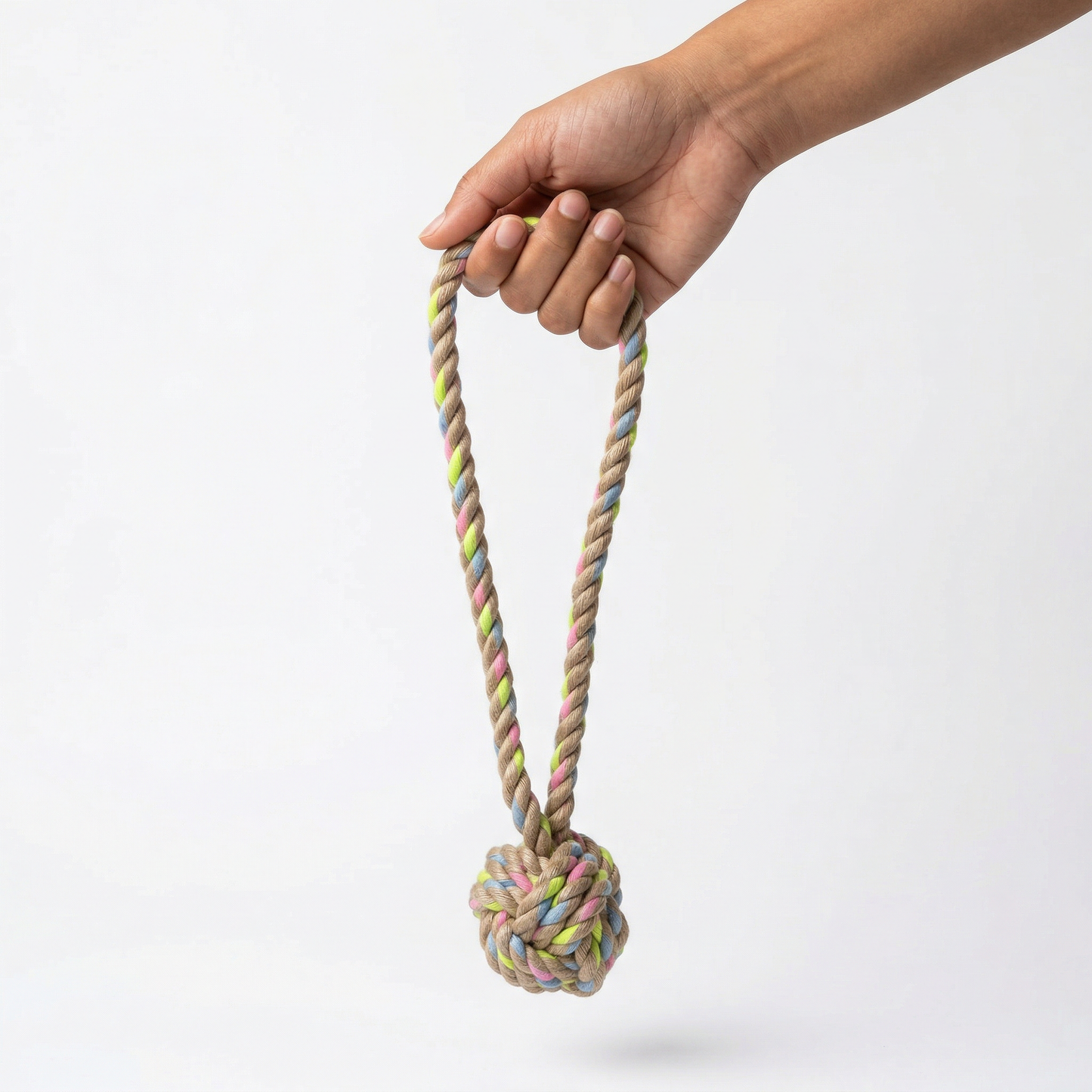 Rainbow Joy Hemp Rope Tug Toys