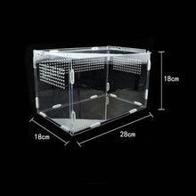 Acrylic Reptile Feeding Habitat Transparent Thermal Box