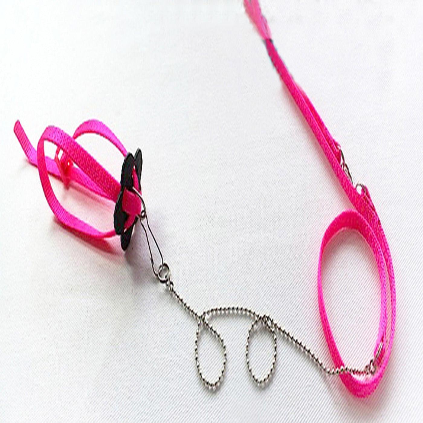 Adjustable Outdoor Lizard Leash - Stylish And Durable Pet Walking Rope