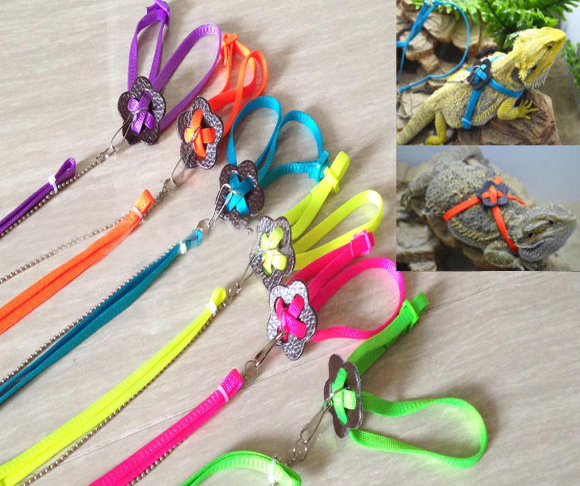 Adjustable Outdoor Lizard Leash - Stylish And Durable Pet Walking Rope