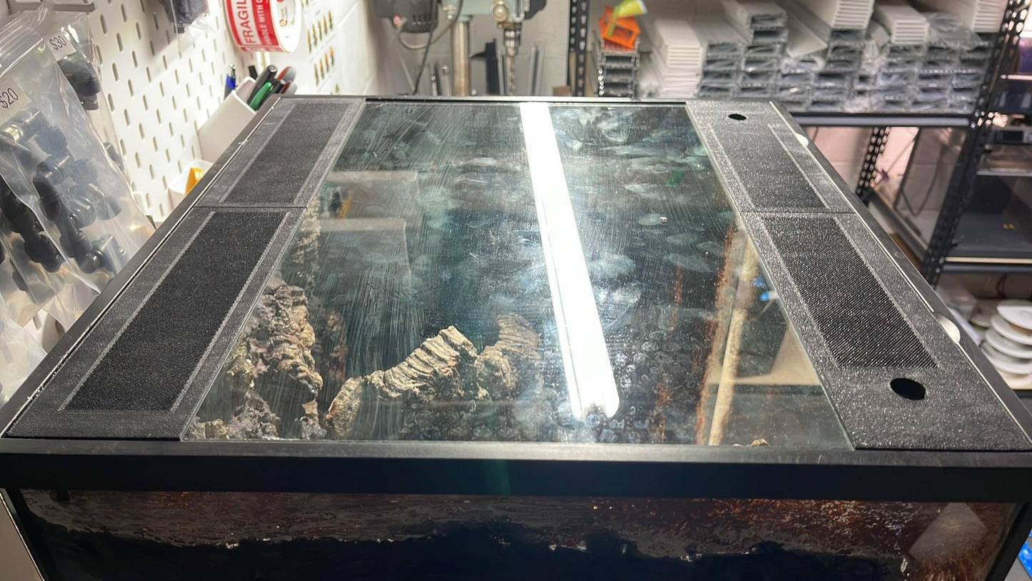 Custom Replacement Top For Thrive Terrariums Humidity Retaining With Fly Proof Ventilation