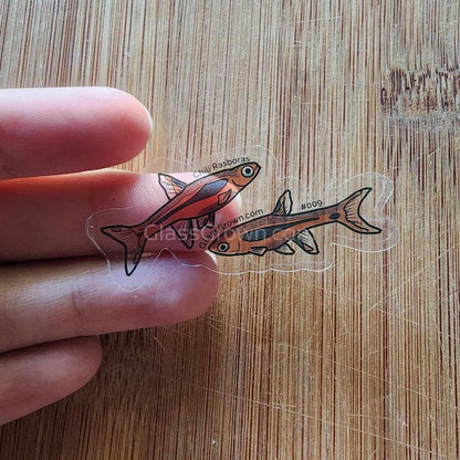 Mystery Nano Fish Stickers 5 pack