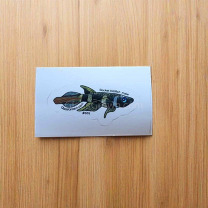 Mystery Nano Fish Stickers 5 pack
