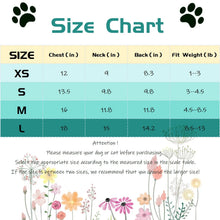 4 Packs Dog Shirts for Small Dog
