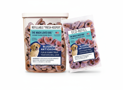 Much Loved Dog Training Treats Blueberry Antioxidant 6 Oz