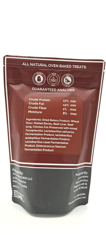 Digestive Health Beef Heart Dog Treats - All Natural Oven Baked-2