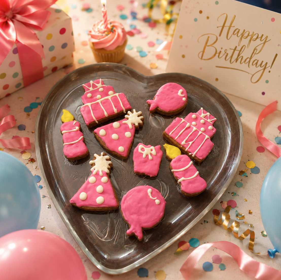 Birthday Girl Organic Dog Cookies