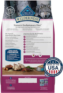Blue Buffalo Wilderness Adult Small Breed Chicken with Wholesome Grains Dry Dog Food