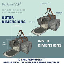 Mr. Peanut's Gold Series Big Apple XL Size Double Expandable Pet Carrier
