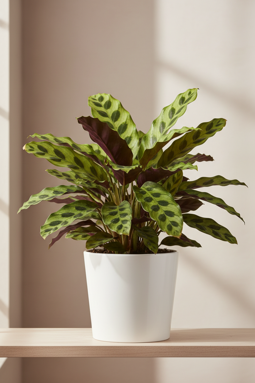 Calathea Rattlesnake – Wild-Patterned Prayer Plant