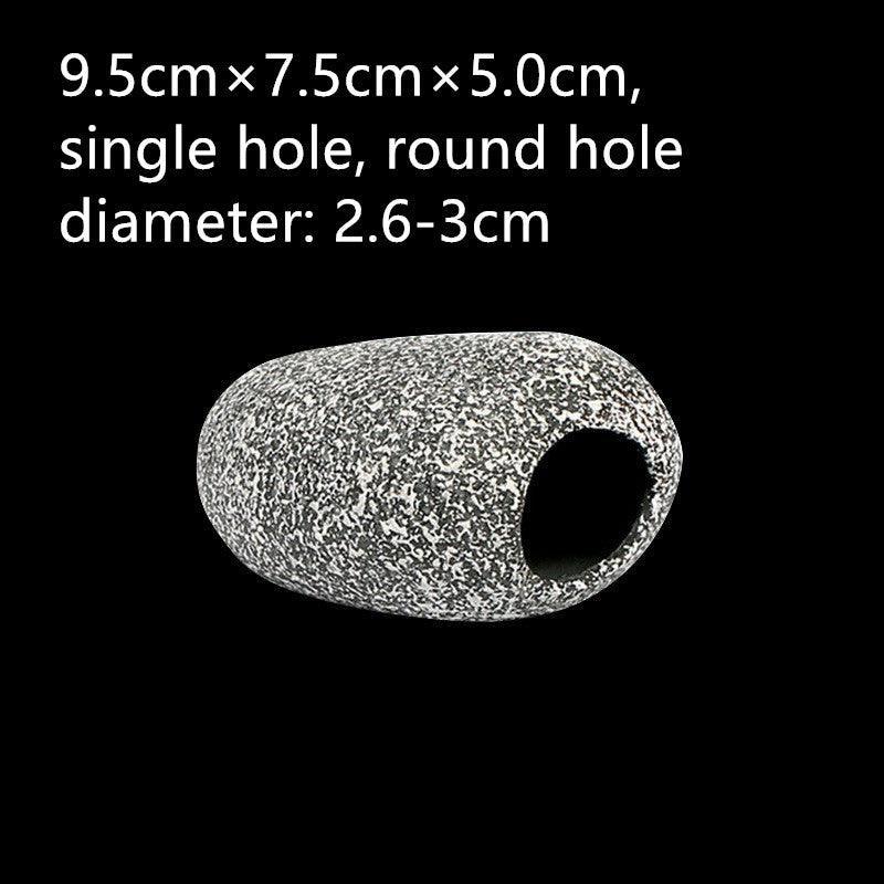 Cichlid Tin Aquarium Stone Decorations: Small, Medium, Large, And Extra-Large Sizes For Ponds, Shrimp Farms, And More