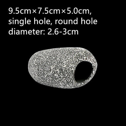 Cichlid Tin Aquarium Stone Decorations: Small, Medium, Large, And Extra-Large Sizes For Ponds, Shrimp Farms, And More