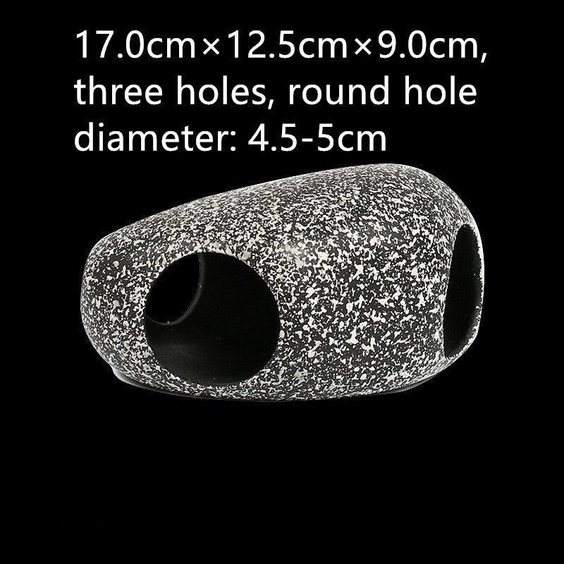 Cichlid Tin Aquarium Stone Decorations: Small, Medium, Large, And Extra-Large Sizes For Ponds, Shrimp Farms, And More